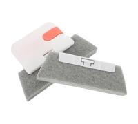 Red Two Piece Cleaning Brush Set for Sliding Door Grooves and Tracks