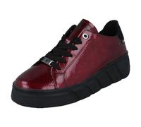 (Red, UK 4) Ladies Rieker Lightweight Casual Shoes W2601