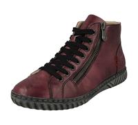 (Red, UK 6.5) Ladies Rieker Fleeced Lined Ankle Boots N0921