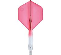 (Red) Unicorn Forge Integrated Two Tone Dart Flights & Shafts One Piece Design Stable 90 Angle