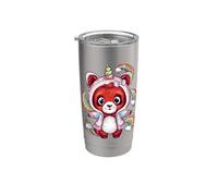 Red Unicorn Panda Stainless Steel Insulated Tumbler