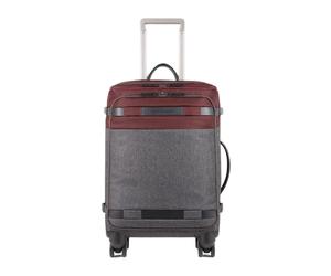 Red Unisex Business Trolley with TSA Lock - female - Piquadro - Cabin Bags - Red - ONE SIZE - Suitcases ONE SIZE