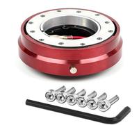 (Red) Universal Car Quick Release Steering Wheel for Sparco OMP Sport Steering Wheel