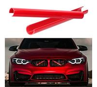 Red V Brace Covers for BMW 1 3 4 5 7 Series Accessories F20 F21 F22 F30 F31 F35 G11 G12 G14 G30 G31 320i 328i 330i 335i 535i Grill Insert Trims Front Cross Bar