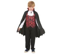 Red vampire costume for boys