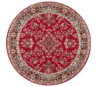 Red Velours Rug Vintage Design - Ø 140 cm