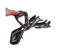 Red Velvet Bow Hair Clips Autumn Winter Women Hair Claw Clip Gift French Elegant Hairpin Korean Hair Accessories Female Headwear(Silver)