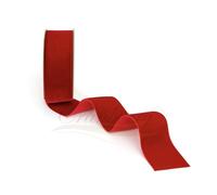 Red Velvet Ribbon - 38mm Wide x 2 Metre Cut Length - Luxurious Single-Sided Soft Velvet Trim for Gift Wrapping, Wedding, Bows, Crafts, Christmas, Floral Arrangements & Decor