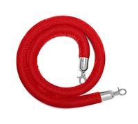 Red Velvet Rope Barrier Queue Control Stanchion Cord Crowd Management Rope 1-3M VIP Line Divider for Events Bars Movie Theaters Premium Quality Queue Belt