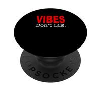 Red Vibes Don't Lie Red Graphic PopSockets Adhesive PopGrip