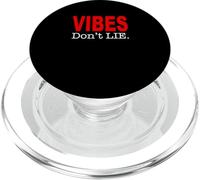 Red Vibes Don't Lie Red Graphic PopSockets PopGrip for MagSafe