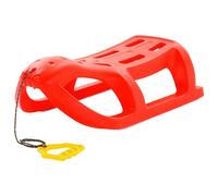 (red) vidaXL Sledge Polypropylene Toboggan Sleigh Snowracer Snow Scooter Blue/Red