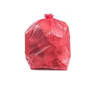 Red Waste Sacks Strong Resistan Bags 90L Capacity Multiuse 200 bags (4x50)