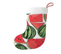 Red Watermelon Christmas Stocking, Candy Gift Bags, Hanging Stocking Ornament, Christmas Decorations