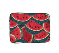Red Watermelon Laptop Sleeve for Women Men, 13 Inch Waterproof Laptop Bag Lightweight Notebook Computer Cover Bag