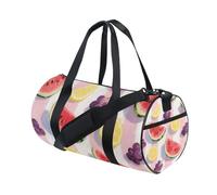 Red Watermelon Lemon Grape Waterproof Oversized Travel Duffel Bag Trip Sports Duffel Bags