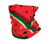 Red Watermelon Print Neck Warmer Ultra-Soft, Stretchy Neck Gaiter Winter Neck Gaiter Warmer For Menand Women