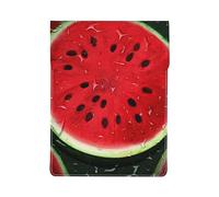 Red watermelon Printed 13 Inch Laptop Sleeve PU Leather Shockproof Notebook Computer Bag Cover Tablet Carrying Case