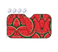 Red Watermelon Printing Upgrade Car Windshield Sun Shade Protect Car From Sun Rays Heat Damage,Vehicle Accessories