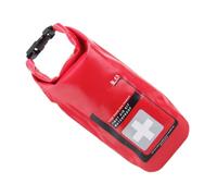 Red Waterproof First Aid Bag for Outdoor Travel and Emergency Use