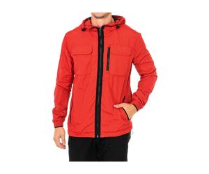 Red Waterproof Jacket with Hood - male - Superdry - Rain Jackets - Red - S - Jackets S