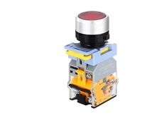 Red waterproof switch LED Red power button instantaneous reset self-locking 2/3 position 22mm with light 6V 24V 380V 10A 2NO2NC1NO1NC(1NC_FIXED_110V)