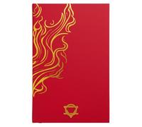 Red Wellness Journal With Mandala & Lotus - 120 Guided Pages
