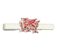 Red Welsh Dragon Tie Slide Bar Nickle Plated Wedding Graduation Birthday Tie Clip Accessory Gift TC 491