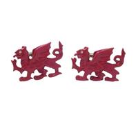 Red Welsh Dragon Y Ddraig Goch Cufflinks