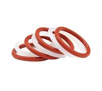 Red/White 10pcs VMQ Silicone Ring Gasket CS 4mm OD 12~150mm Silicon O Ring Gasket Food Grade Rubber O-Ring Assortment HVAC Tools(White,OD 32MM ID 24MM-CS 4MM)