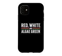 Red White Algae Green Funny USA Sarcasm 250 Reflecting Pool Case for iPhone 11