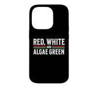 Red White Algae Green Funny USA Sarcasm 250 Reflecting Pool Case for iPhone 14 Pro