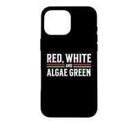 Red White Algae Green Funny USA Sarcasm 250 Reflecting Pool Case for iPhone 16 Pro Max