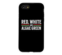 Red White Algae Green Funny USA Sarcasm 250 Reflecting Pool Case for iPhone SE (2020) / 7/8