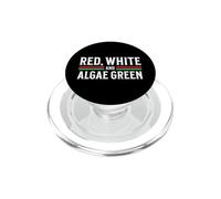 Red White Algae Green Funny USA Sarcasm 250 Reflecting Pool PopSockets PopGrip for MagSafe