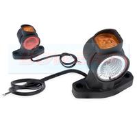 RED WHITE AMBER LED SIDE END OUTLINE MARKER LIGHT LAMP FOR TRAILERS FT-140A R/H