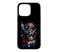 "Red, White, and Bad to the Bone" Case for iPhone 15 Pro Max
