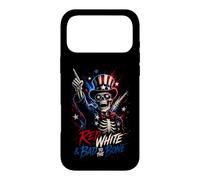 "Red, White, and Bad to the Bone" Case for iPhone 17 Pro Max