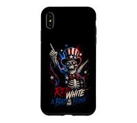"Red, White, and Bad to the Bone" Case for iPhone XS Max