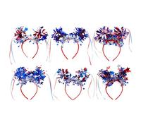 Red White and Blue Headband, 4th of July Headband, Favors Decorations, Classic Design of Patriotic Headbands for Memorial Day, Labor Day, Birthday Party