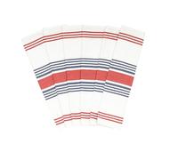 Red White and Blue Kitchen Towels - 6 Pack, 100% Cotton, 30"x20", Striped Patriotic Kitchen Tea Towels with Hanging Loop - Reusable, Absorbent and Washable 4th July Decor (6 Pack)