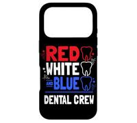 Red White Blue Dental Crew Independence Dentist 4th of July Case for iPhone 17 Pro