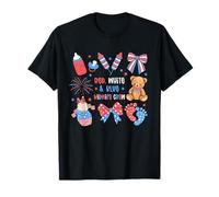 Red White Blue Midwife Crew Patriotic 4th Of July T-Shirt