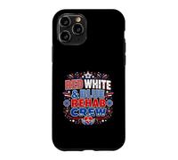 Red White Blue Rehab Team 4th of July Physical Therapy Case for iPhone 11 Pro