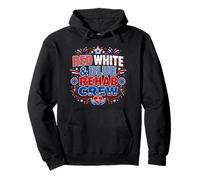 Red White Blue Rehab Team 4th of July Physical Therapy Pullover Hoodie