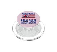 Red White Blue Royal American British Flag Vector PopSockets PopGrip for MagSafe