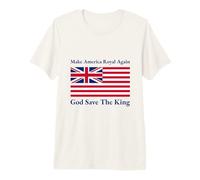 Red White Blue Royal American British Flag Vector Premium T-Shirt