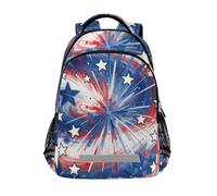 Red White Blue Tie Dye simple modern backpack kids with chest strap book bags for men mochilas escolares para ni?os de 10 a?os