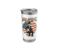 Red White & Blues George Washington Guitar Player Stainless Steel Insulated Tumbler