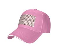 Red White Checkered Pint Trucker Hat Baseball Cap, Baseball Cap Adjustable Sun Hat Golf Hats, Adjustable Classic Cap